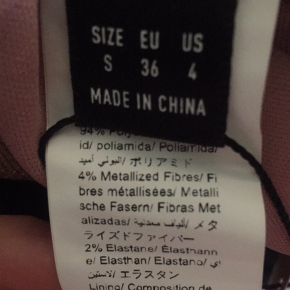 Sparkly apricot color body con dress small - Picture 9 of 10